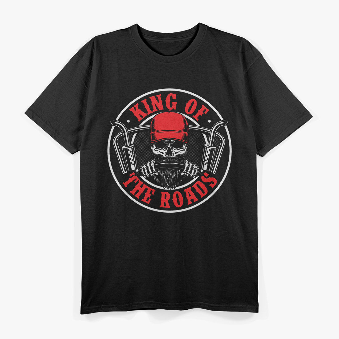 Trucking Funny King Of The Roads Trucker Road Truck Driver T-Shirt