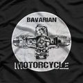 Vintage Bavarian Motorcycle Boxer Engine Inspired Graphic T-Shirt
