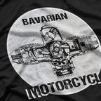 Vintage Bavarian Motorcycle Boxer Engine Inspired Graphic T-Shirt