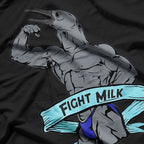 Fight Milk Funny Bird Crow Humor T-Shirt