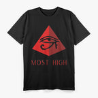 Highest Pyramid All-Seeing Eye Freemasonry & Illuminati Symbol T-Shirt