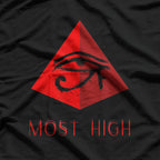Highest Pyramid All-Seeing Eye Freemasonry & Illuminati Symbol T-Shirt