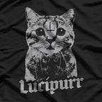Lucipurr: Occult Satanic Cat T-Shirt