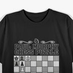 Chess Legend Paul Morphy – Vintage Puzzle Fan T-Shirt