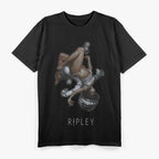 Retro Alien Sci-Fi Horror Inspired Vintage Graphic Movie T-Shirt