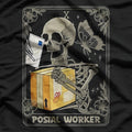 Skeleton Mailman – Spooky Postal Worker Humor T-Shirt