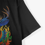 Third Eye Huichol Deer Inspired Spiritual Art T-Shirt