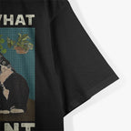 Funny Tuxedo Cat Gardening – Cute Cat Lover Gift T-Shirt