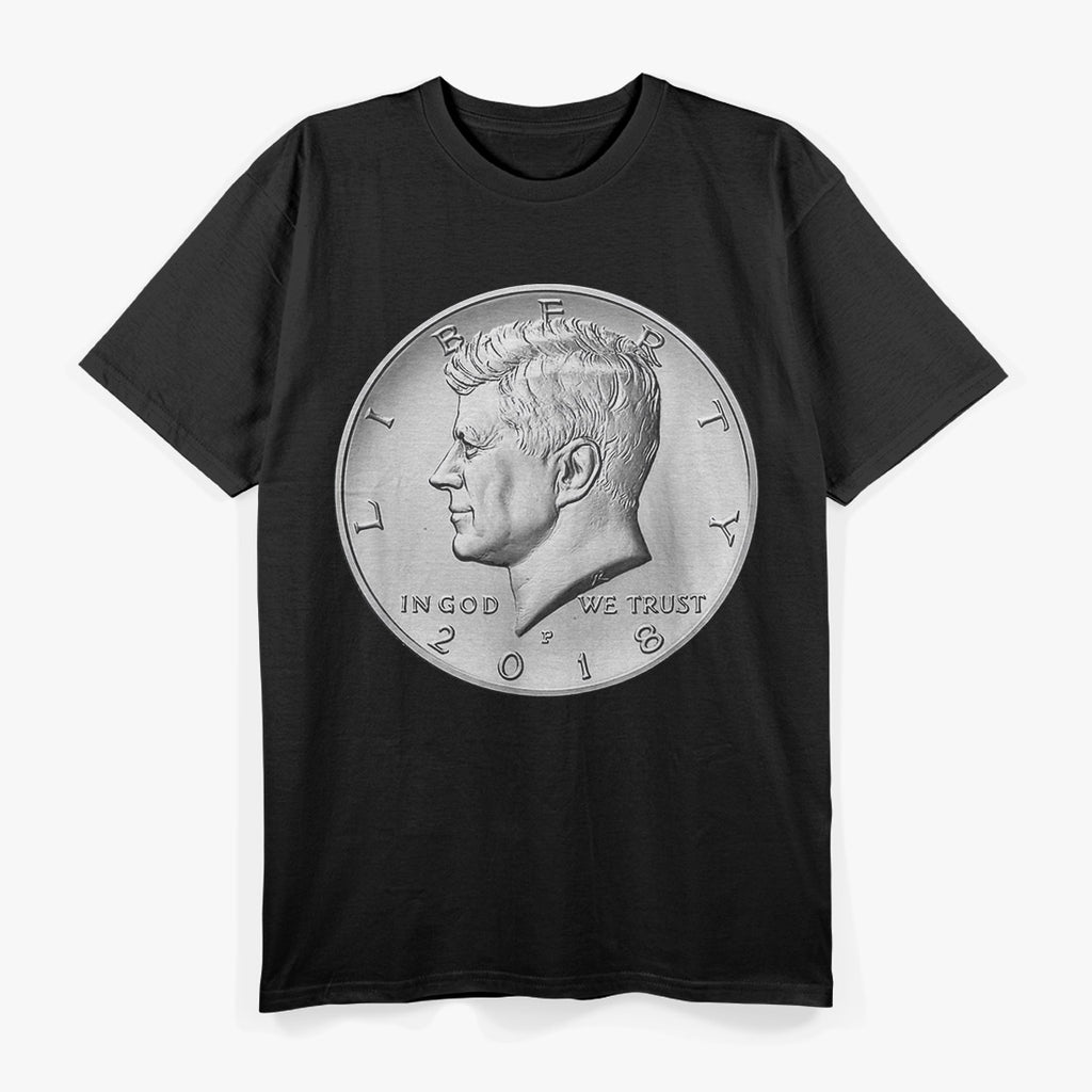 USA JFK Half Dollar Coin – Vintage Kennedy Tribute Love T-Shirt