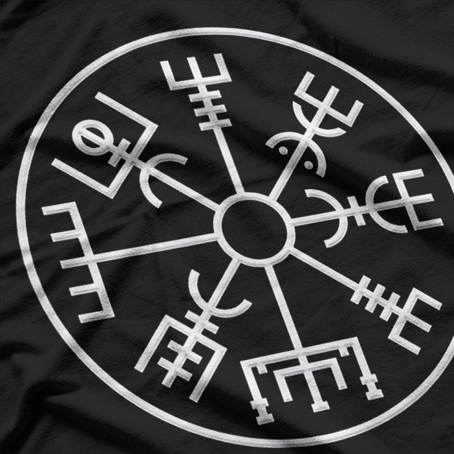Vegvisir Viking Compass Icelandic Nordic Norse Viking Symbol T-Shirt