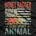 Honey Badger Is My Spirit Animal T-Shirt