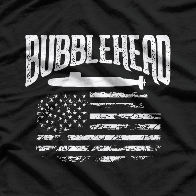 Bubblehead Submarine Veteran – Black & White Classic T-Shirt