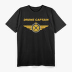 Drone Captain – Pilot Wings Drone Operator Aerotech Love T-Shirt