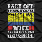 Colombia Pride – Humorous Husband Flag Heritage T-Shirt