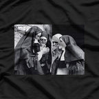 Vintage Smoking Nuns – Hilarious Female Leisure Tee T-Shirt