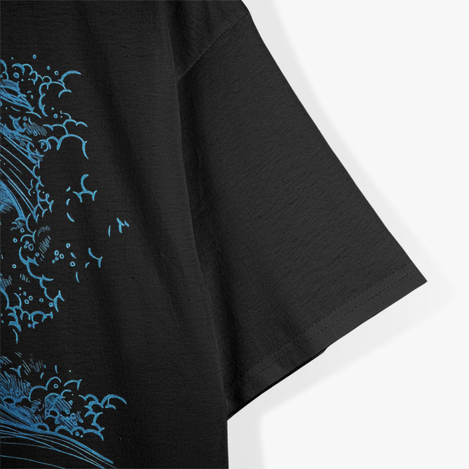 Surfing Jesus – Funny Christian Beach Humor T-Shirt