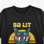 Cat Techno - So Lit Right Meow T-Shirt