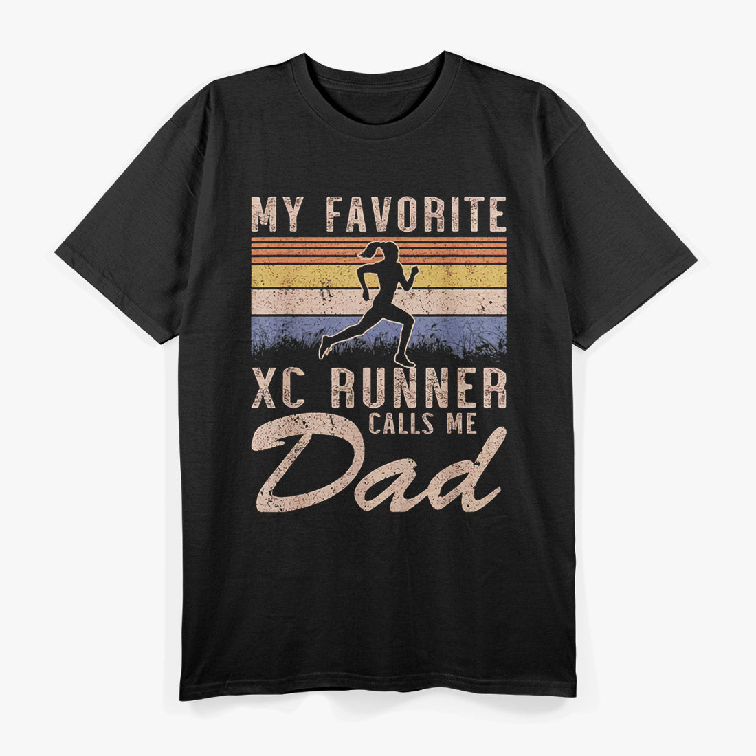 Cross Country Dad My Favorite Runner Calls Me Dad  T-Shirt