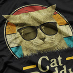 Retro Cat Daddy - Funny Cat Lover Vintage Style T-Shirt