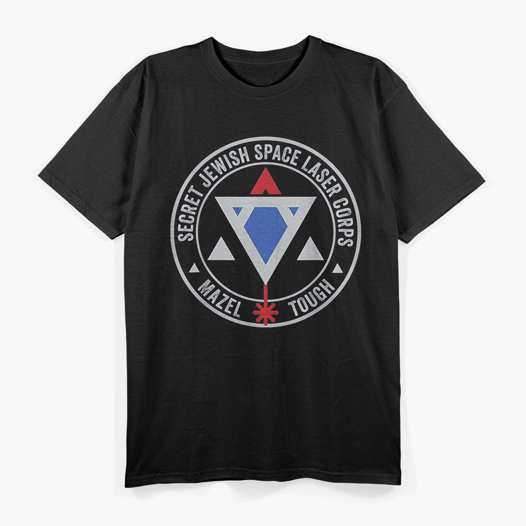 Secret Space Laser Corps – Mazel Tov Funny Parody Graphic T-Shirt