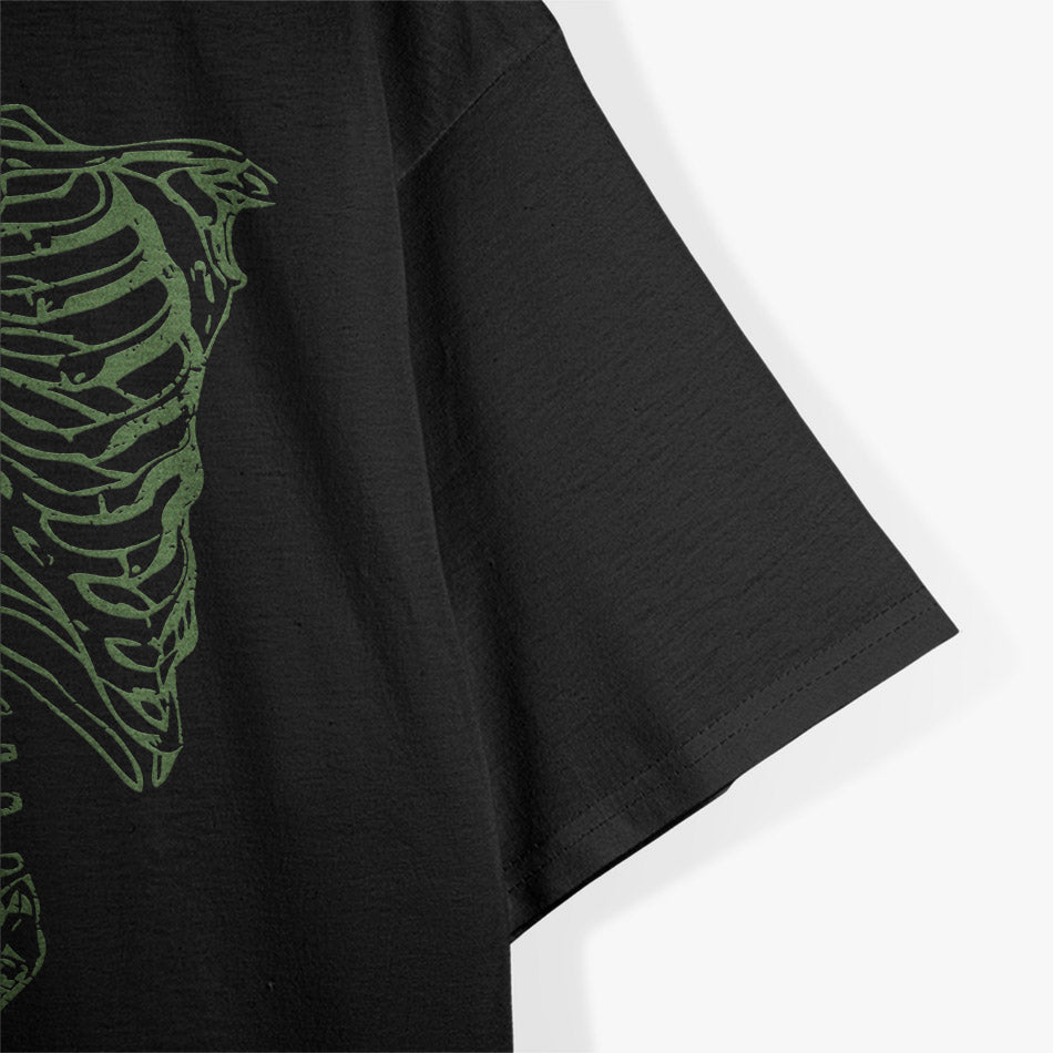 Funny Skeleton Rock Band Parody Retro Music Graphic T-Shirt