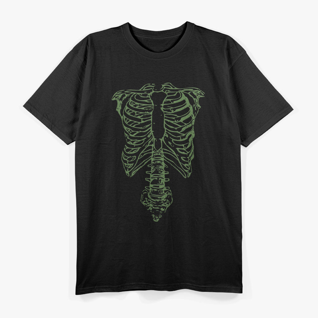 Funny Skeleton Rock Band Parody Retro Music Graphic T-Shirt