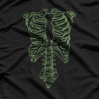 Funny Skeleton Rock Band Parody Retro Music Graphic T-Shirt