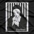 Techno Nun – Hardstyle Rave Party Vibes T-Shirt