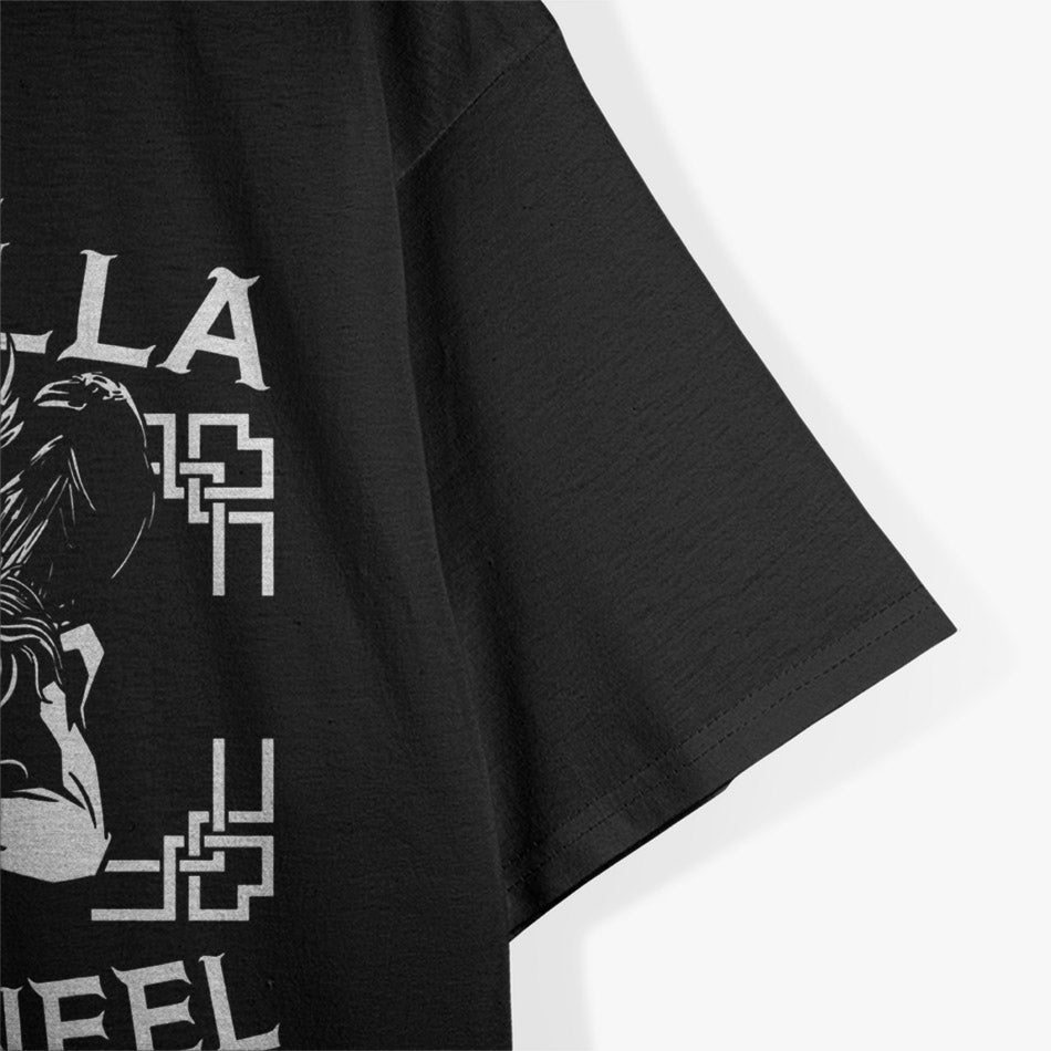 Till Valhalla Never Kneel Germanic Viking T-Shirt