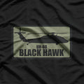 UH-60 Black Hawk Patch Retro Helicopter Military Gift T-Shirt