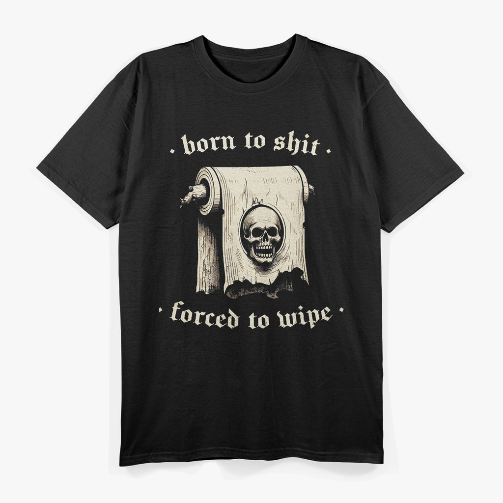 Born to Laugh – Vintage Skull Joke T-Shirt
