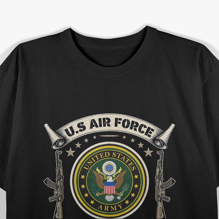 Vintage US Air Force – Vietnam Veteran USA Flag Military T-Shirt