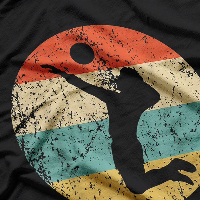 Vintage Retro Volleyball Player Sports Graphic T-shirt
