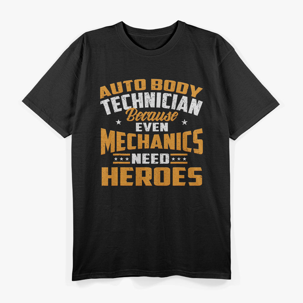 Auto Body Technician: Skilled Mechanic & Car Repair T-Shirt