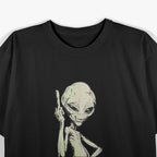 Alien Middle Finger - Intergalactic Rebellion with a Bold Message T-Shirt
