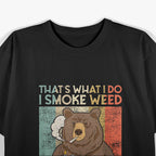 Funny Bear 420 Chill Vibes T-Shirt