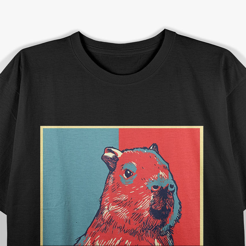Capybara Supremacy Fun Rodent Lover Humor Design T-Shirt