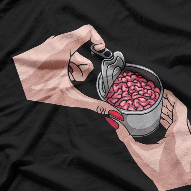 Brain Occult Gothic Mystery Dark Art Lover T-Shirt