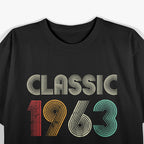 Classic 1963 - A Timeless Birthday Gift for the Vintage Soul T-Shirt