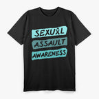Sexual Assault Awareness Teal Ribbon T-Shirt