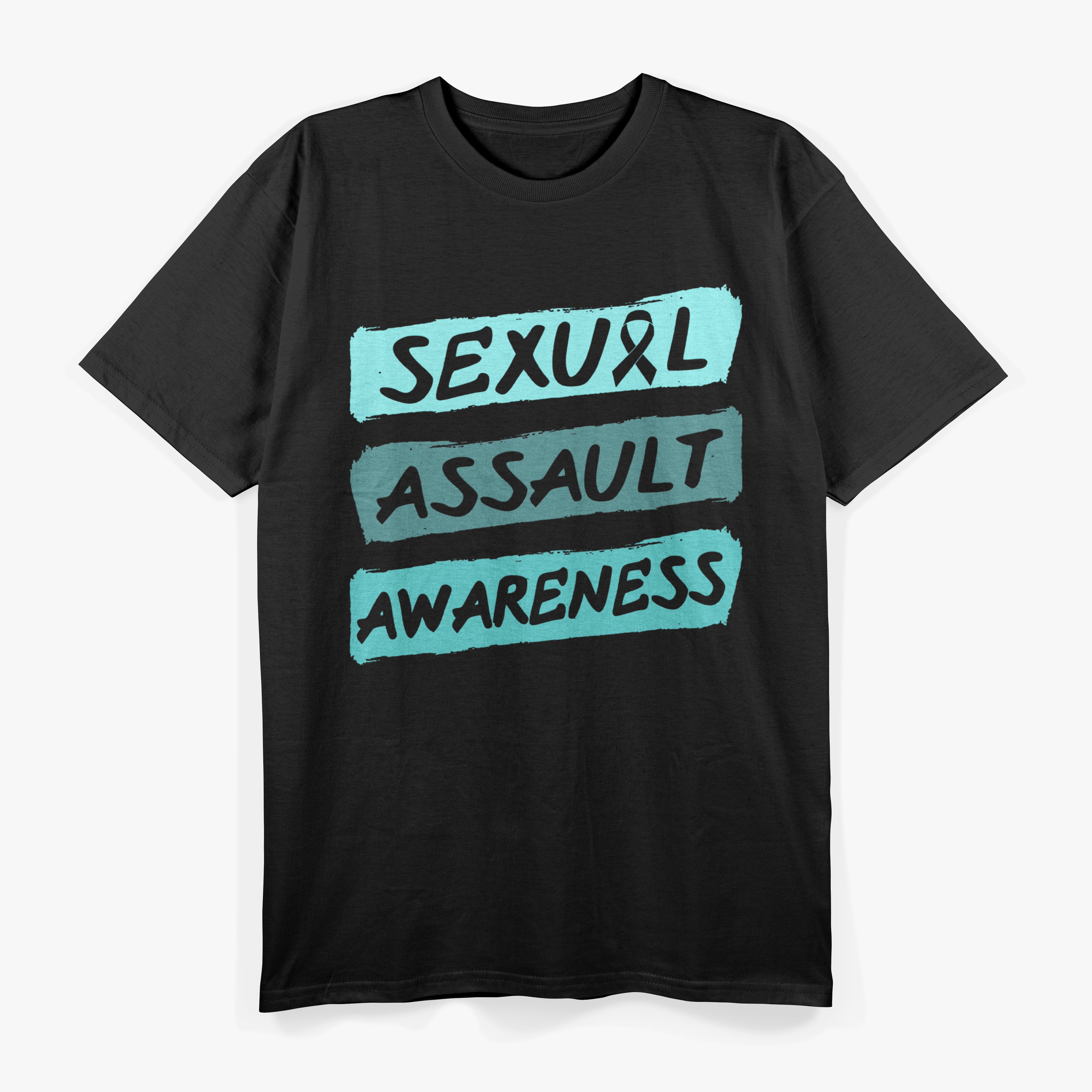 Sexual Assault Awareness Teal Ribbon T-Shirt