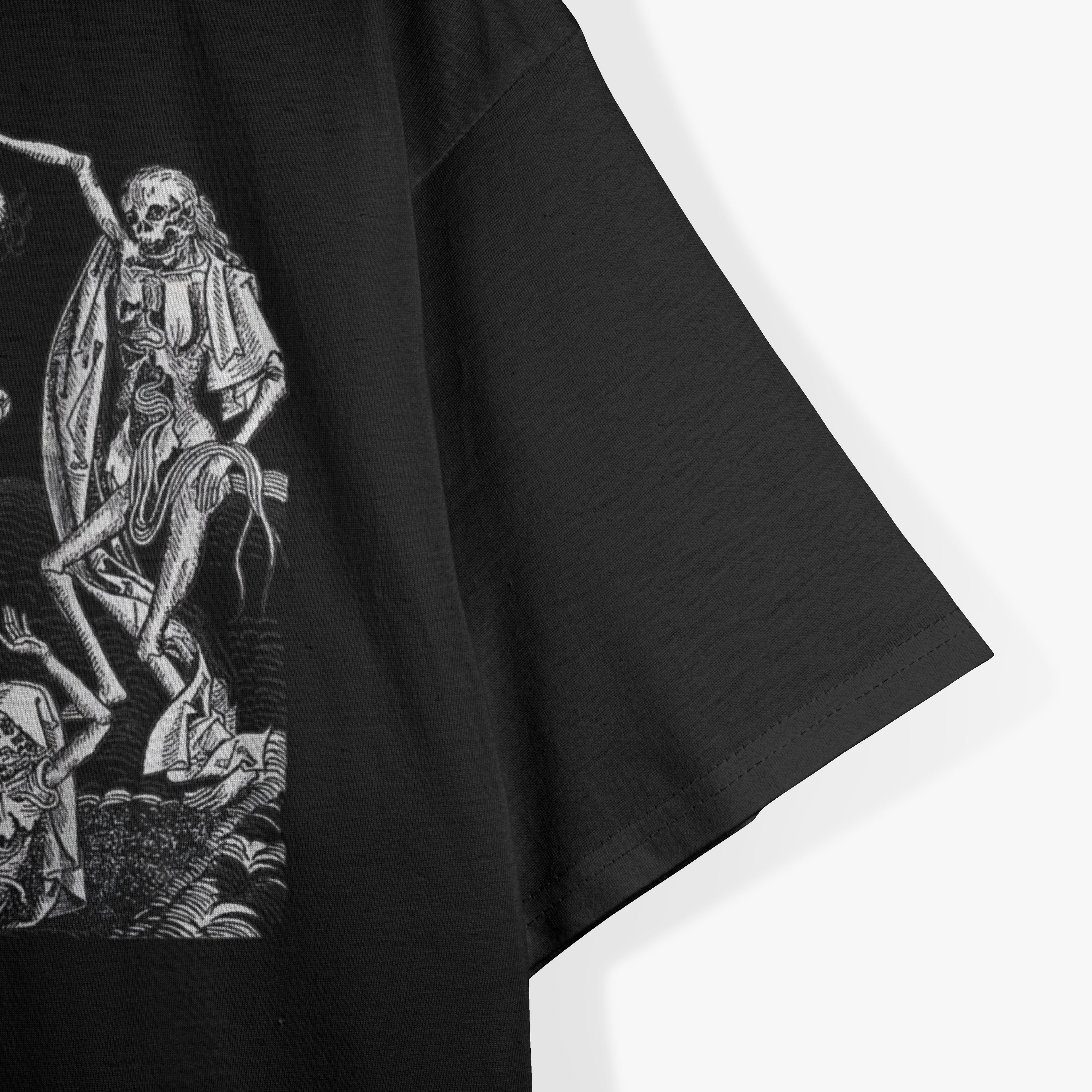 Funny Skeletons Dancing At The Cemetery T-Shirt