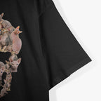Sphynx Cat Graphic Skull T-Shirt