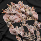 Sphynx Cat Graphic Skull T-Shirt