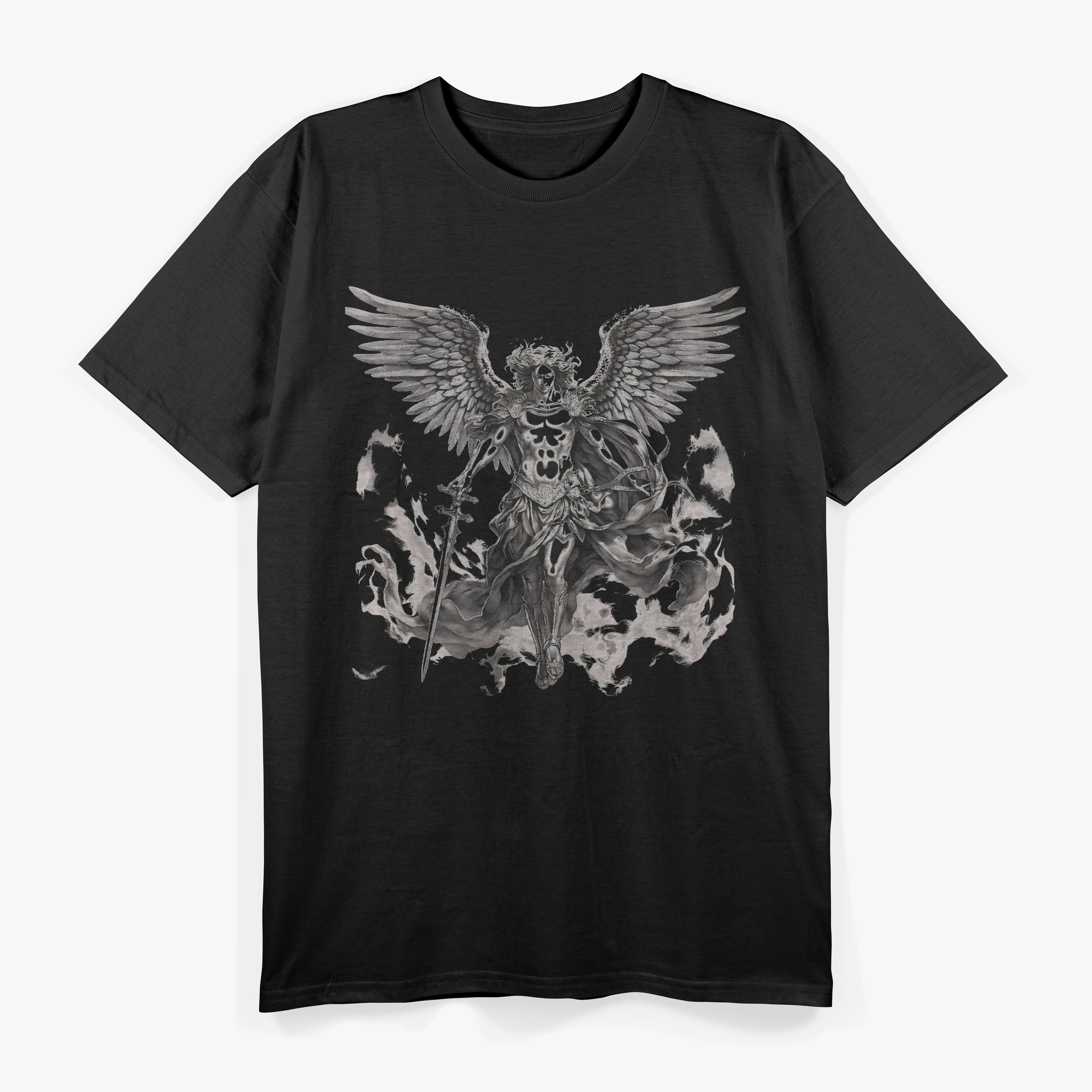 St Michael The Archangel Christian In Tattoo Style T-Shirt