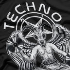 Techno Satanist Goat Dark Beats T-Shirt