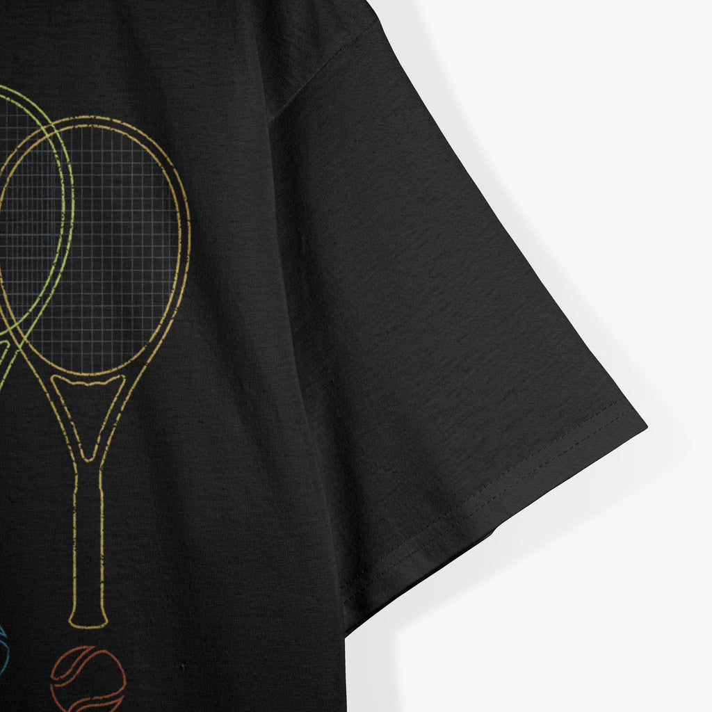 Tennis Player Sport Racket & Tennis Ball T-Shirt