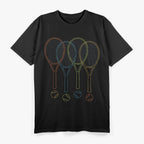 Tennis Player Sport Racket & Tennis Ball T-Shirt