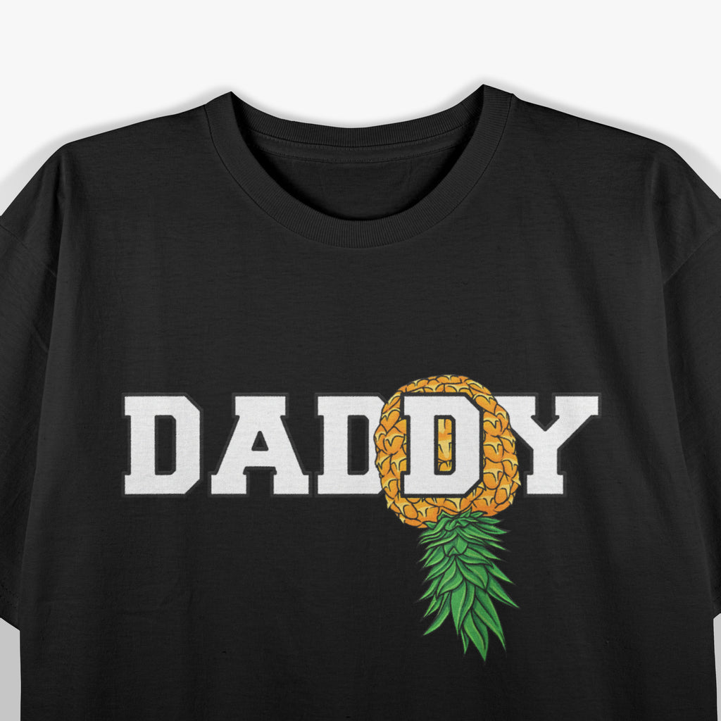 Swinger Upside Down Pineapple Daddy for Men T-Shirt