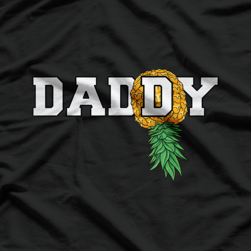 Swinger Upside Down Pineapple Daddy for Men T-Shirt